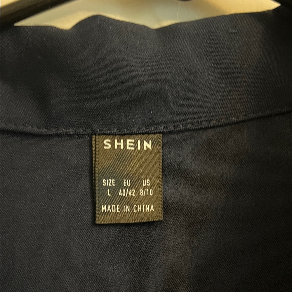 SHEIN Navy and Mustard Midi Dresses - Picture 3 of 9